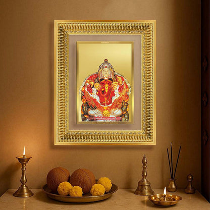 Diviniti 24K Gold Plated Siddhi Vinayak (Classic) Divine Wall Frame for Home Mandir & Office Decor | Luxury Spiritual Gift