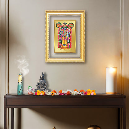 Diviniti 24K Gold Plated Guru Vayurappan (Classic) Sacred Sikh Wall Frame for Home Decor & Office Ambiance | Premium Spiritual Gift