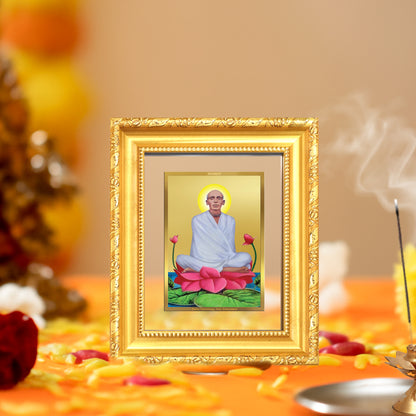Diviniti 24K Gold Plated Ram Thakur |Divine Table Top Frame for Home Mandir & Office Decor | Luxury Spiritual Gift