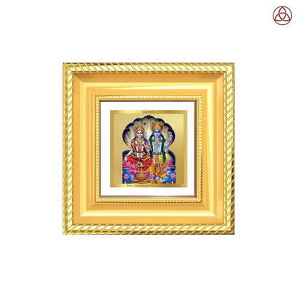 Lakshmi Vishnu | Divine Consort Tabletop Frame in 24K Gold Plated Foil