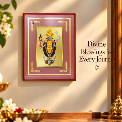 24K Gold-Plated Kali MDF Frame | Premium Gift Box | 22 x18 CM