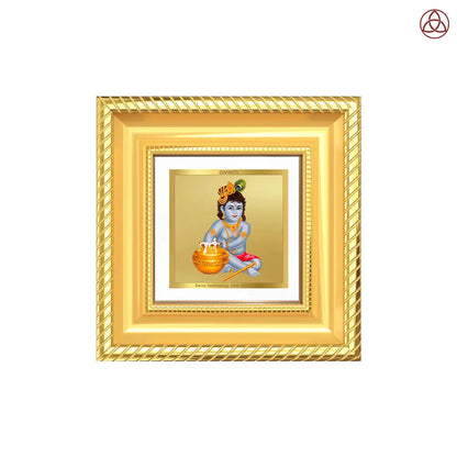 Bal Gopal |Baby Krishna | Devakinandana For Tabletop Frame in 24K Gold Plated Foil
