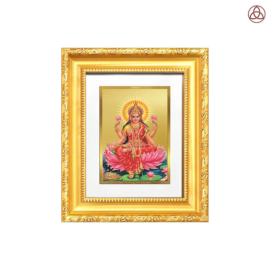 Goddess Lakshmi | Devi of Wealth & Prosperity Wall Hanging & Tabletop Frame in 24K Gold Plated Foil