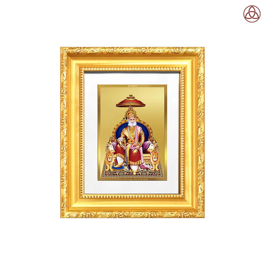 Maharaja Agrasen For Wall Hanging & Tabletop Frame in 24K Gold Plated Foil