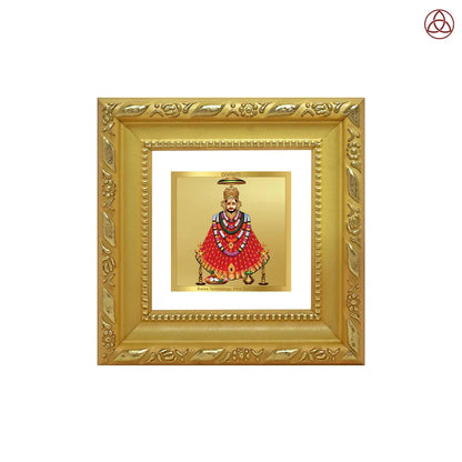 Khatu Shyam Ji | Divine Tabletop Frame in 24K Gold Plated Foil