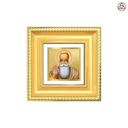 Guru Nanak Dev Ji Divine Waheguru For Sacred Sikh Religious Car Dashboard Frame in 24K Gold Plated Foil