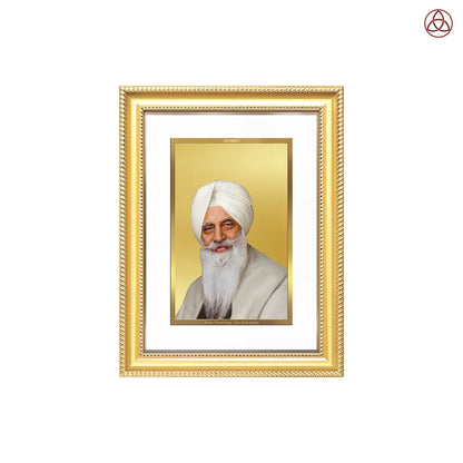 Baba Gurinder Singh Ji Maharaj | Spiritual Master of Radha Soami Satsang Beas Wall Photo Frame in 24K Gold Plated Foil