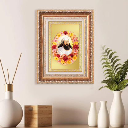 Zoroaster |Zarathustra | Prophet of Light & Righteousness Wall Photo Frame in 24K Gold Plated Foil