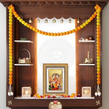 Diviniti 24K Gold Plated Narasimha (Classic) Divine Wall Frame for Home Mandir & Office Decor | Luxury Spiritual Gift