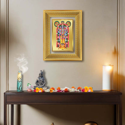 Diviniti 24K Gold Plated Guru Vayurappan (Classic) Sacred Sikh Wall Frame for Home Decor & Office Ambiance | Premium Spiritual Gift