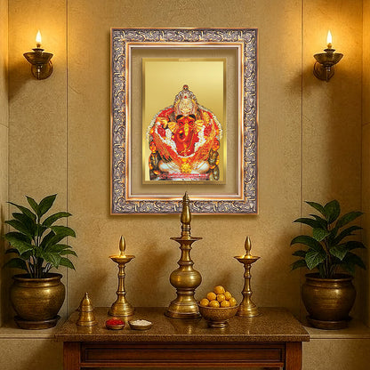 Diviniti 24K Gold Plated Siddhi Vinayak (Classic) Divine Wall Frame for Home Mandir & Office Decor | Luxury Spiritual Gift