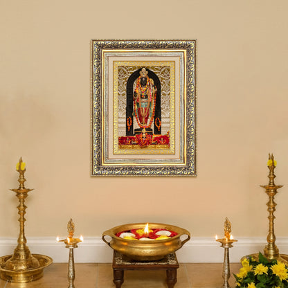 Diviniti 24K Gold Plated Ram Lalla (Classic) Divine Wall Frame for Home Mandir & Office Decor | Luxury Spiritual Gift