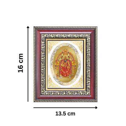 Goddess Padmavati Jain Devi Divine Protection & Prosperity Royal Tabletop Frame in 24K Gold Plated Foil