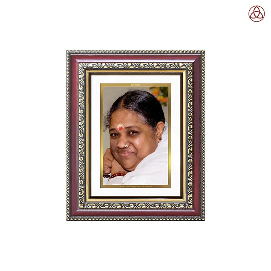 Mata Amritanandamayi | Guru Amma for Wall & Tabletop Photo Frame in 24K Gold Plated Foil