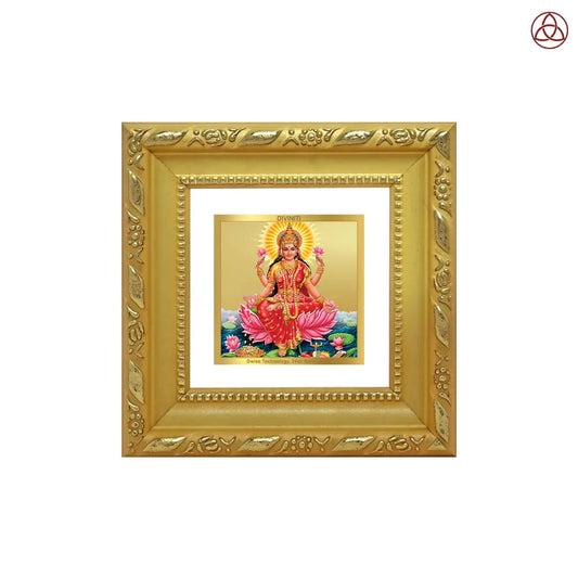 Goddess Lakshmi | Devi of Wealth & Prosperity Tabletop Frame in 24K Gold Plated Foil