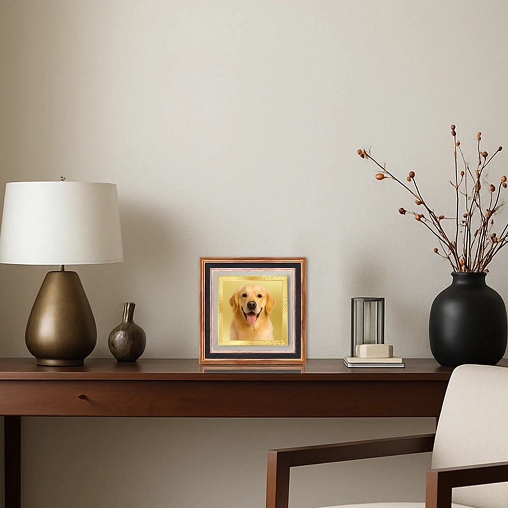 Portrait on Gold | Immortalise Your Classic Square Photo Frame in 24K Gold Plated Foil