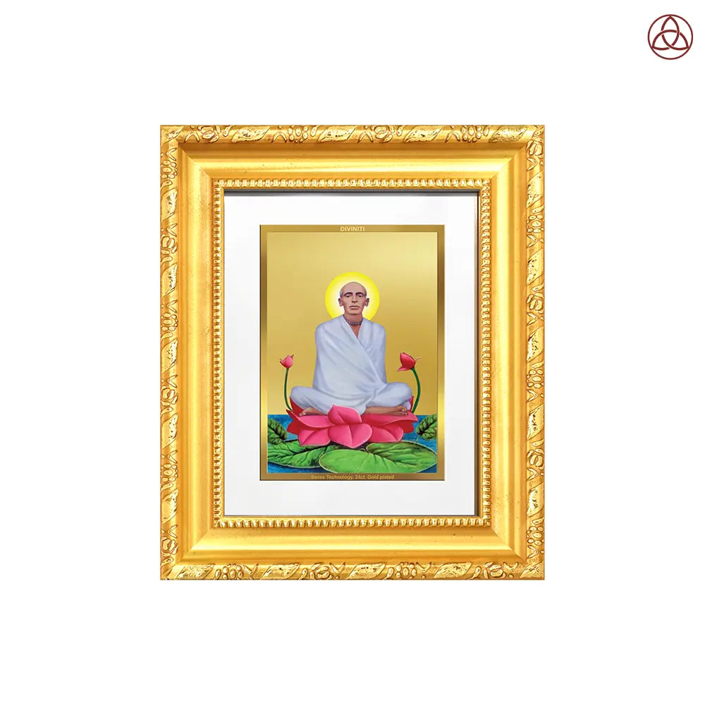 Saint Ram Thakur | Divine Mystic and Spiritual Master Wall Hanging & Tabletop Frame in 24K Gold Plated Foil