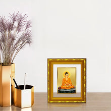 Load image into Gallery viewer, DIVINITI 24K Gold Plated Buddha Religious Photo Frame For Home Decor, Office, TableTop (15.0 X 13.0 CM)