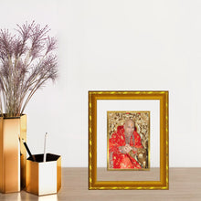 Load image into Gallery viewer, Diviniti Guruji Gold Plated Wall Photo Frame, Table Decor| DG Frame 103 Size 2 and 24K Gold Plated Foil| Religious Photo Frame Idol For Prayer, Gifts Items (21.5 CM X 17.5 CM) GJ8
