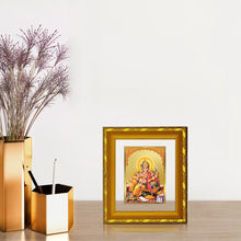 Load image into Gallery viewer, DIVINITI 24K Gold Plated Lord Ganesha Photo Frame For Home Wall Decor, Success, Luck (15.0 X 13.0 CM)