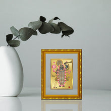 Load image into Gallery viewer, DIVINITI 24K Gold Plated Shrinathji Photo Frame For Home Wall Decor, Festival Gift (21.5 X 17.5 CM)
