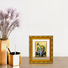 Load image into Gallery viewer, DIVINITI 24K Gold Plated Baba Balak Nath Photo Frame For Home Decor Showpiece, Gift (15.0 X 13.0 CM)
