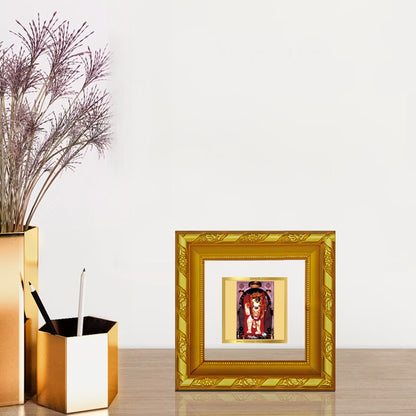 DIVINITI 24K Gold Plated Foil Mehandipur Balaji Wall Photo Frame Idol for Puja Room, Table Top, Home Decor, Workshop, Gifts | DG103S1A (10x10 CM)