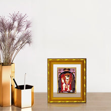 Load image into Gallery viewer, DIVINITI 24K Gold Plated Mahendipur Balaji Photo Frame For Home Decor, TableTop, Puja (15.0 X 13.0 CM)
