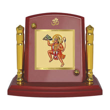 Load image into Gallery viewer, Diviniti 24K Gold Plated Hanuman Ji For Car Dashboard, Home Decor, Table, Puja Room (7 x 9 CM)
