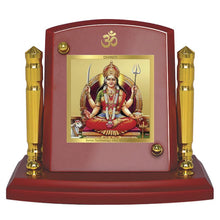 Load image into Gallery viewer, Diviniti 24K Gold Plated Santoshi Mata For Car Dashboard, Table, Puja Room, Worship (7 x 9 CM)
