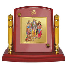 Load image into Gallery viewer, Diviniti 24K Gold Plated Ram Darbar For Car Dashboard, Home Decor &amp; Puja Room (7 x 9 CM)
