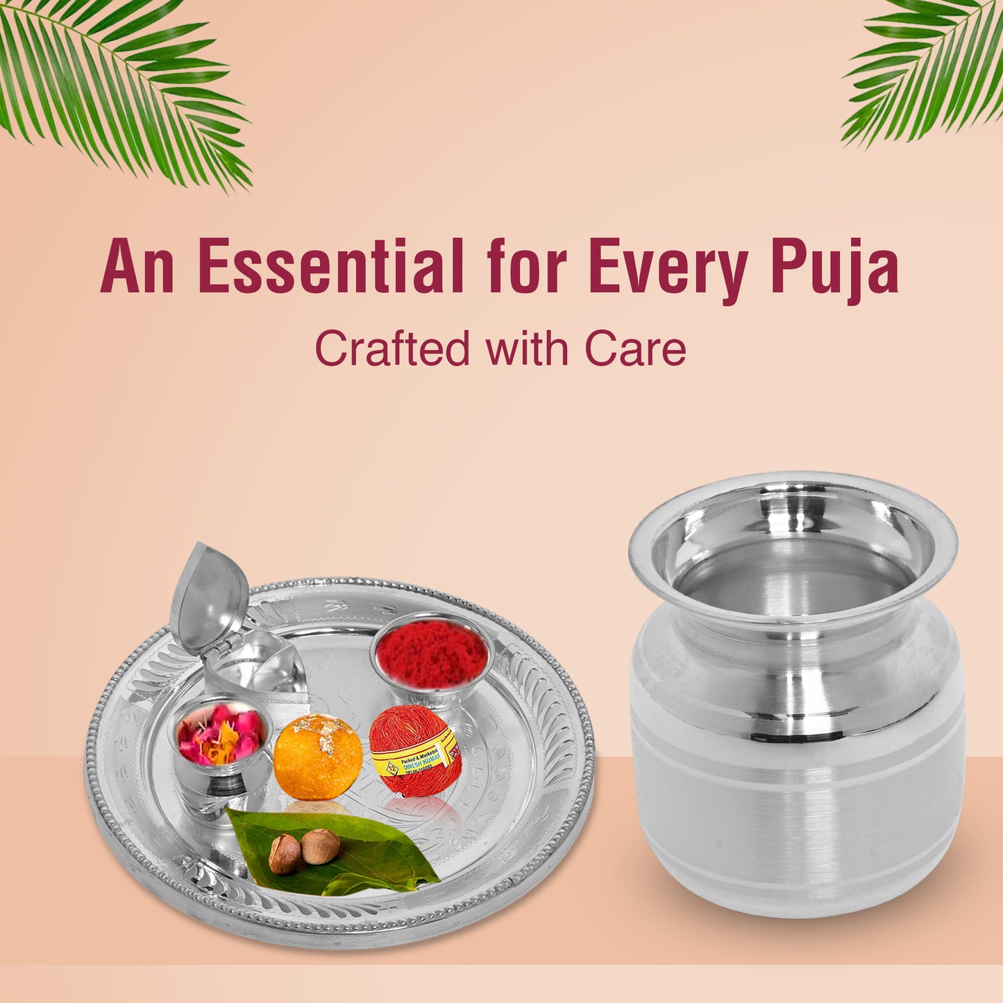 DIVINITI 925 Pure Silver Lota for Pooja and Workplace Gifting Mandir Puja Purpose (47g)