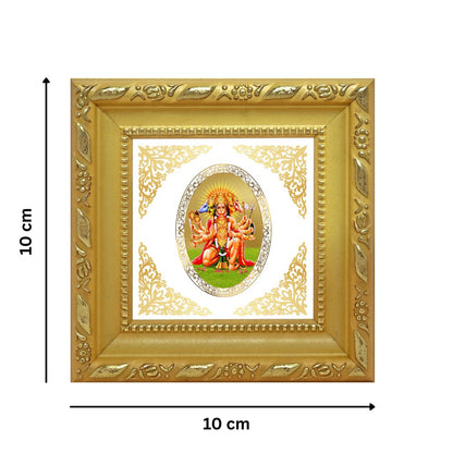 Panchmukhi Hanuman | Divine Five-Faced Hanuman Royal Tabletop Photo Frame in 24K Gold Plated Foil