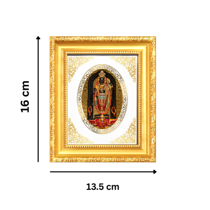 Ram Lalla Divine Child Form of Lord Ram Sacred Blessings Royal Tabletop Frame in 24K Gold Plated Foil