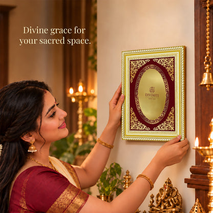 24K Gold-Plated Personalized Frame | Premium Gift Box | 26x20 CM