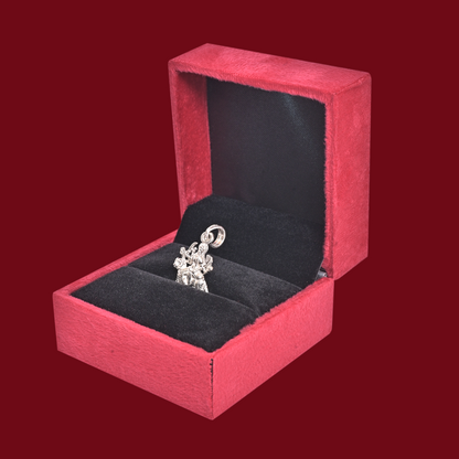 925 Pure Silver Durga Mata Pendant for Men, Women & Kids Divine God Pendant for Birthday, Anniversary, Special Occasion Gift (1.9x1.5 CM 4 g)
