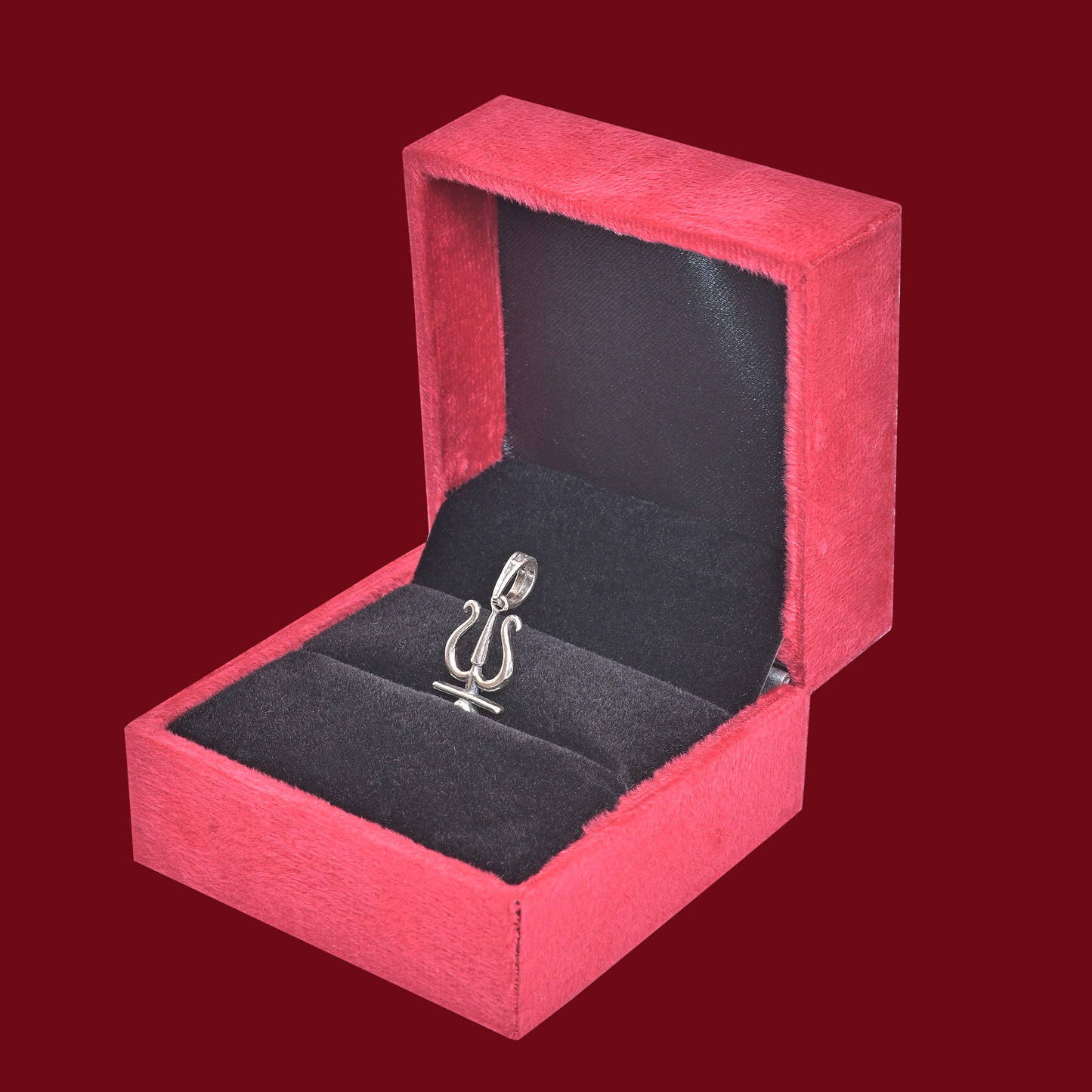 DIVINITI 925 Pure Silver Trishul Pendant for Men, Women & Kids Divine God Pendant for Birthday, Anniversary, Special Occasion Gift (2.1x1.5 CM 3 g)