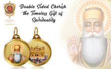 Load image into Gallery viewer, Diviniti 24K Double sided Gold Plated Pendant Gurunanak &amp; Golden Temple|22 MM Flip Coin (1 PCS)
