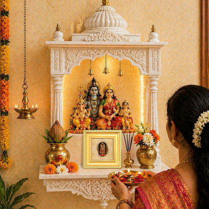 Ram Lalla | Divine Child Ram Royal Tabletop Photo Frame in 24K Gold Plated Foil