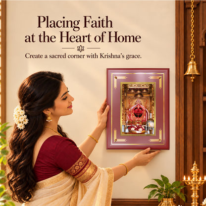 24K Gold-Plated Salasar Balaji MDF Frame | Premium Gift Box | 27x35 CM