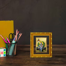 Load image into Gallery viewer, DIVINITI 24K Gold Plated Baba Balak Nath Photo Frame For Home Decor Showpiece, Gift (15.0 X 13.0 CM)
