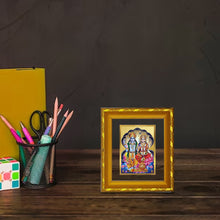 Load image into Gallery viewer, DIVINITI 24K Gold Plated Vishnu Lakshmi Photo Frame For Home Decor, Festival Gift, Puja (15.0 X 13.0 CM)
