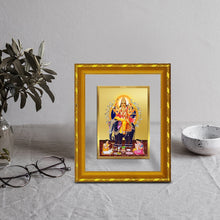 Load image into Gallery viewer, DIVINITI 24K Gold Plated Vishwakarma Photo Frame For Home Decor Showpiece, Puja Room (21.5 X 17.5 CM)