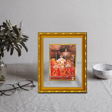 Load image into Gallery viewer, DIVINITI 24K Gold Plated Mata Ka Darbar Wall Photo Frame For Home Decor, Navratri Gift (21.5 X 17.5 CM)