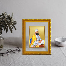 Load image into Gallery viewer, DIVINITI 24K Gold Plated Guru Tegh Bahadur Ji Photo Frame For Home Decor, Festive Gift (21.5 X 17.5 CM)
