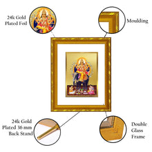 Load image into Gallery viewer, DIVINITI 24K Gold Plated Vishwakarma Photo Frame For Home Decor Showpiece, Puja Room (21.5 X 17.5 CM)
