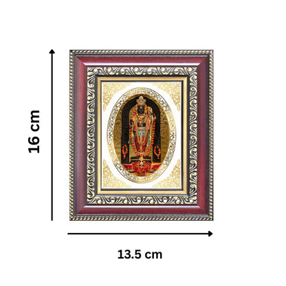 Diviniti 24K Gold Plated Ram Lalla (ROYAL) Divine Table Top Frame for Home Mandir & Office Decor | Luxury Spiritual Gift