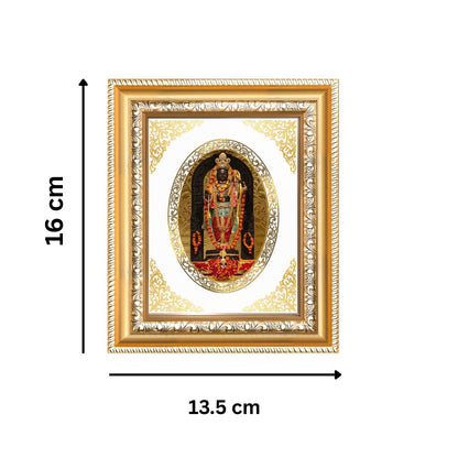 Ram Lalla Divine Child Form of Lord Ram Sacred Blessings Royal Tabletop Frame in 24K Gold Plated Foil