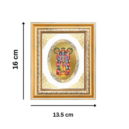 Guruvayurappan (Lord Krishna) Divine Sacred Blessings Royal Tabletop Frame in 24K Gold Plated Foil