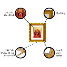 Load image into Gallery viewer, DIVINITI 24K Gold Plated Maa Tara Photo Frame For Home Decor Showpiece, TableTop (15.0 X 13.0 CM)
